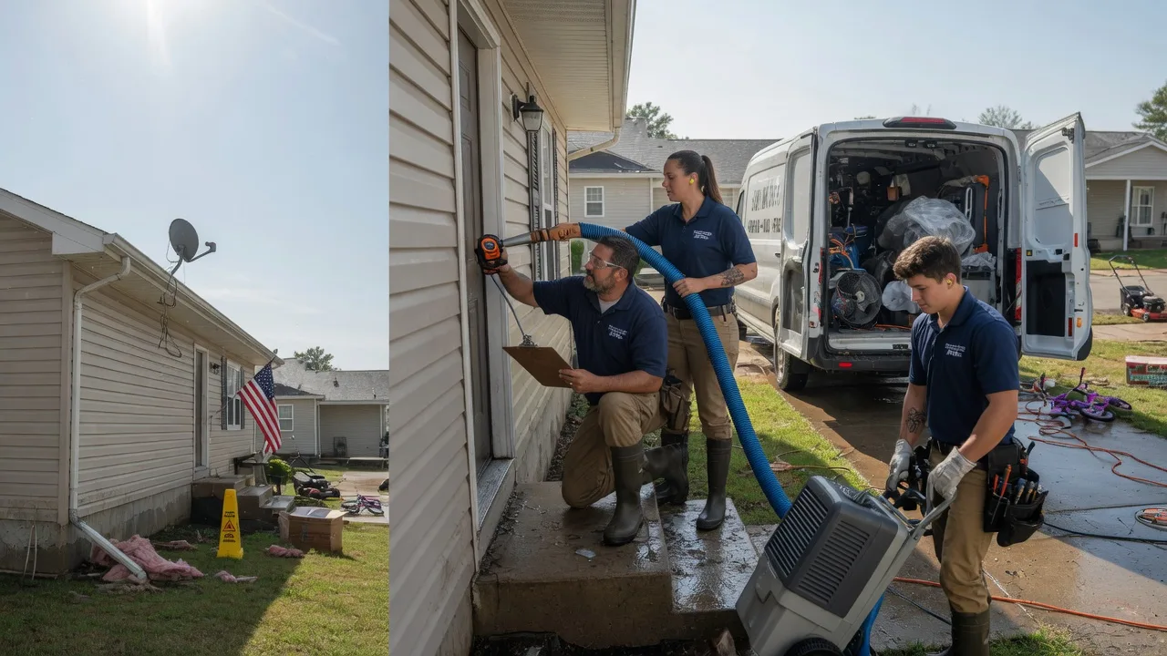 Ceiling Water Damage Restoration in Oakland, IA near me